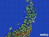 東北地方のアメダス実況(日照時間)(2021年01月05日)