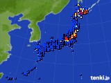 2021年01月05日のアメダス(日照時間)
