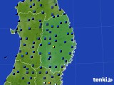 2021年01月05日の岩手県のアメダス(日照時間)