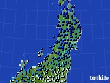 2021年01月05日の東北地方のアメダス(気温)
