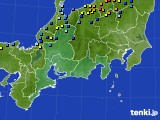 東海地方のアメダス実況(積雪深)(2021年01月06日)