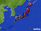 2021年01月06日のアメダス(日照時間)