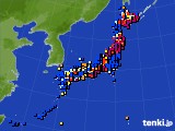 アメダス実況(日照時間)(2021年01月06日)