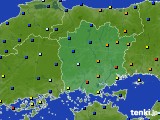 岡山県のアメダス実況(日照時間)(2021年01月06日)