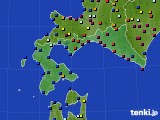 道南のアメダス実況(日照時間)(2021年01月06日)