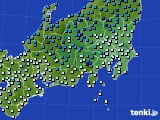 関東・甲信地方のアメダス実況(気温)(2021年01月06日)