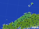 2021年01月07日の島根県のアメダス(気温)