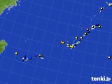 沖縄地方のアメダス実況(風向・風速)(2021年01月07日)