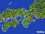 近畿地方のアメダス実況(日照時間)(2021年01月08日)