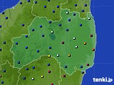 福島県のアメダス実況(日照時間)(2021年01月08日)