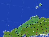 2021年01月08日の島根県のアメダス(日照時間)