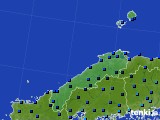 2021年01月08日の島根県のアメダス(気温)