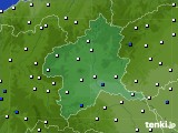 群馬県のアメダス実況(風向・風速)(2021年01月08日)