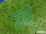 2021年01月09日の群馬県のアメダス(日照時間)