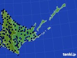 道東のアメダス実況(気温)(2021年01月09日)
