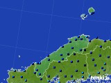 2021年01月09日の島根県のアメダス(気温)