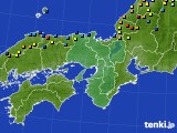 近畿地方のアメダス実況(積雪深)(2021年01月10日)