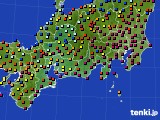 東海地方のアメダス実況(日照時間)(2021年01月10日)