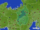 滋賀県のアメダス実況(日照時間)(2021年01月10日)