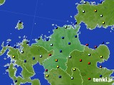 2021年01月10日の福岡県のアメダス(日照時間)