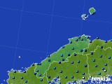 2021年01月10日の島根県のアメダス(気温)