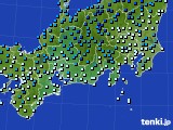 2021年01月11日の東海地方のアメダス(気温)