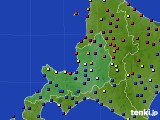 道央のアメダス実況(日照時間)(2021年01月12日)