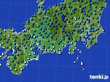 東海地方のアメダス実況(気温)(2021年01月12日)