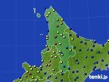 道北のアメダス実況(積雪深)(2021年01月14日)