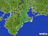 三重県のアメダス実況(日照時間)(2021年01月15日)