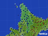 道北のアメダス実況(日照時間)(2021年01月16日)