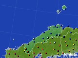 2021年01月16日の島根県のアメダス(日照時間)