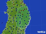 2021年01月16日の岩手県のアメダス(日照時間)