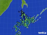 2021年01月16日の北海道地方のアメダス(気温)