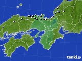 近畿地方のアメダス実況(降水量)(2021年01月17日)