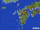 2021年01月17日の九州地方のアメダス(日照時間)