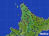 道北のアメダス実況(日照時間)(2021年01月17日)