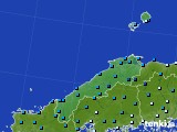 2021年01月18日の島根県のアメダス(気温)