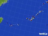 沖縄地方のアメダス実況(日照時間)(2021年01月19日)