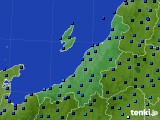 新潟県のアメダス実況(気温)(2021年01月19日)