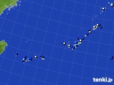 沖縄地方のアメダス実況(風向・風速)(2021年01月20日)