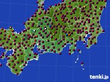 2021年01月21日の東海地方のアメダス(日照時間)
