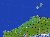 2021年01月21日の島根県のアメダス(日照時間)