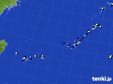 沖縄地方のアメダス実況(風向・風速)(2021年01月21日)