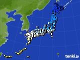 アメダス実況(気温)(2021年01月23日)