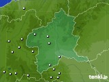 群馬県のアメダス実況(降水量)(2021年01月24日)