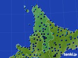 道北のアメダス実況(気温)(2021年01月24日)