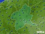 群馬県のアメダス実況(気温)(2021年01月24日)