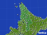 道北のアメダス実況(風向・風速)(2021年01月26日)