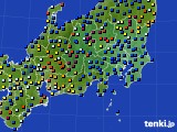 関東・甲信地方のアメダス実況(日照時間)(2021年01月27日)